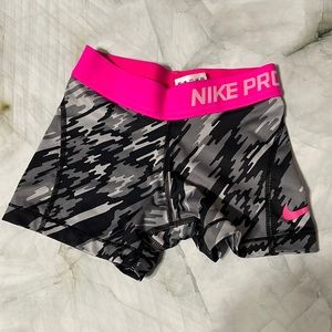 Girls Nike Pro Dri Fit Shorts